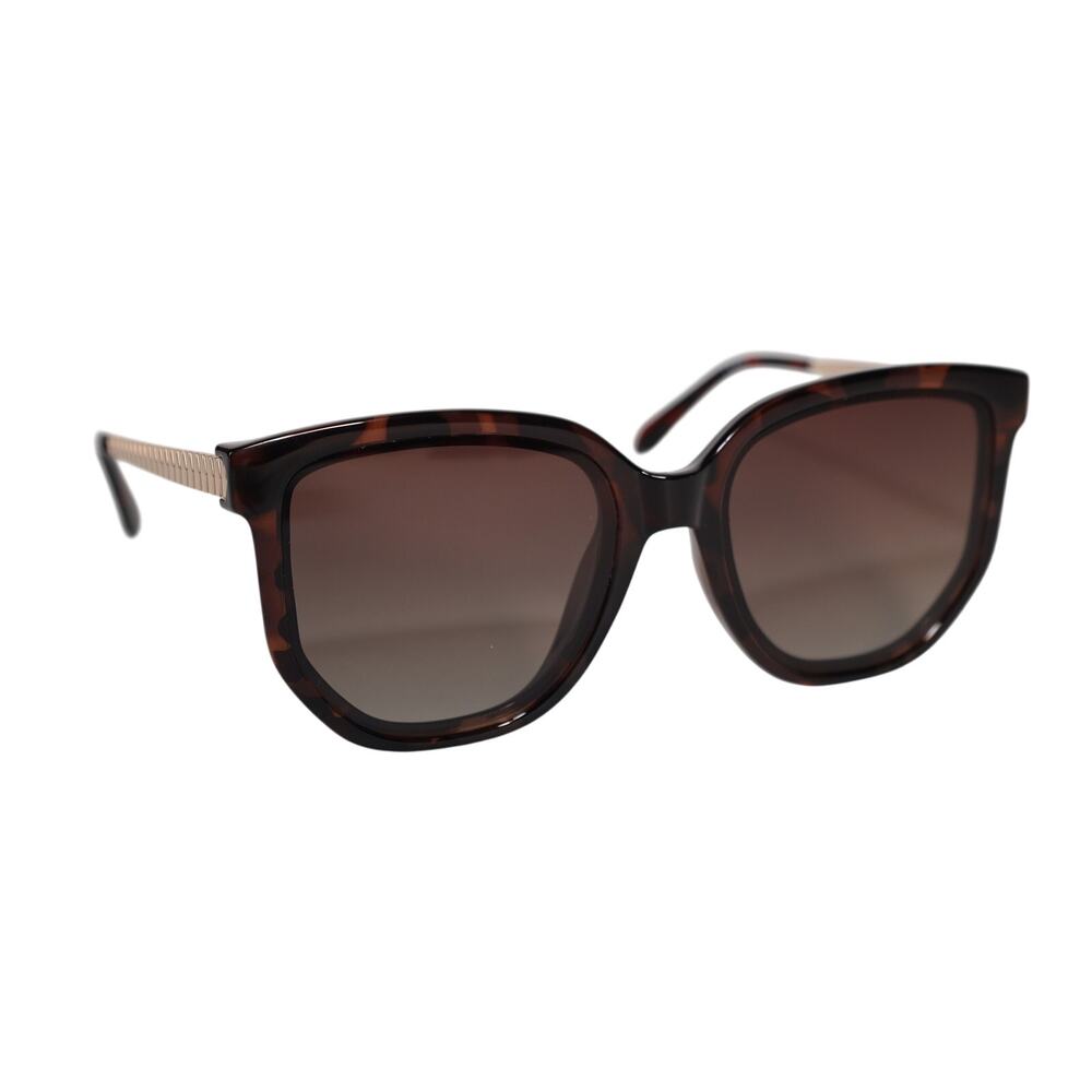 Quay Australia COFFEE RUN Polarized Round Womens Sunglasses-Tortoise/Brown-NWT - Picture 6 of 9